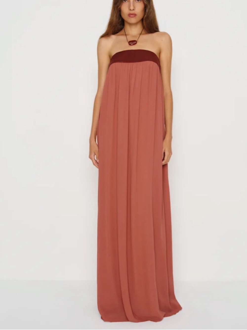 BNWT Reformation Maribelle Dress in Rosewood Size 2